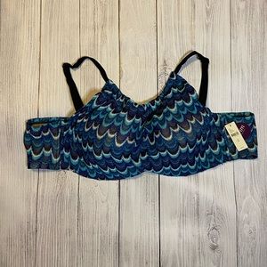 NWT Cacique Swim Bandeau Bra size 42C